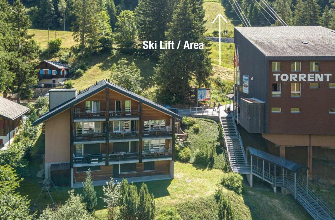 Appartamento Haus Tarbey Leukerbad Esterno foto